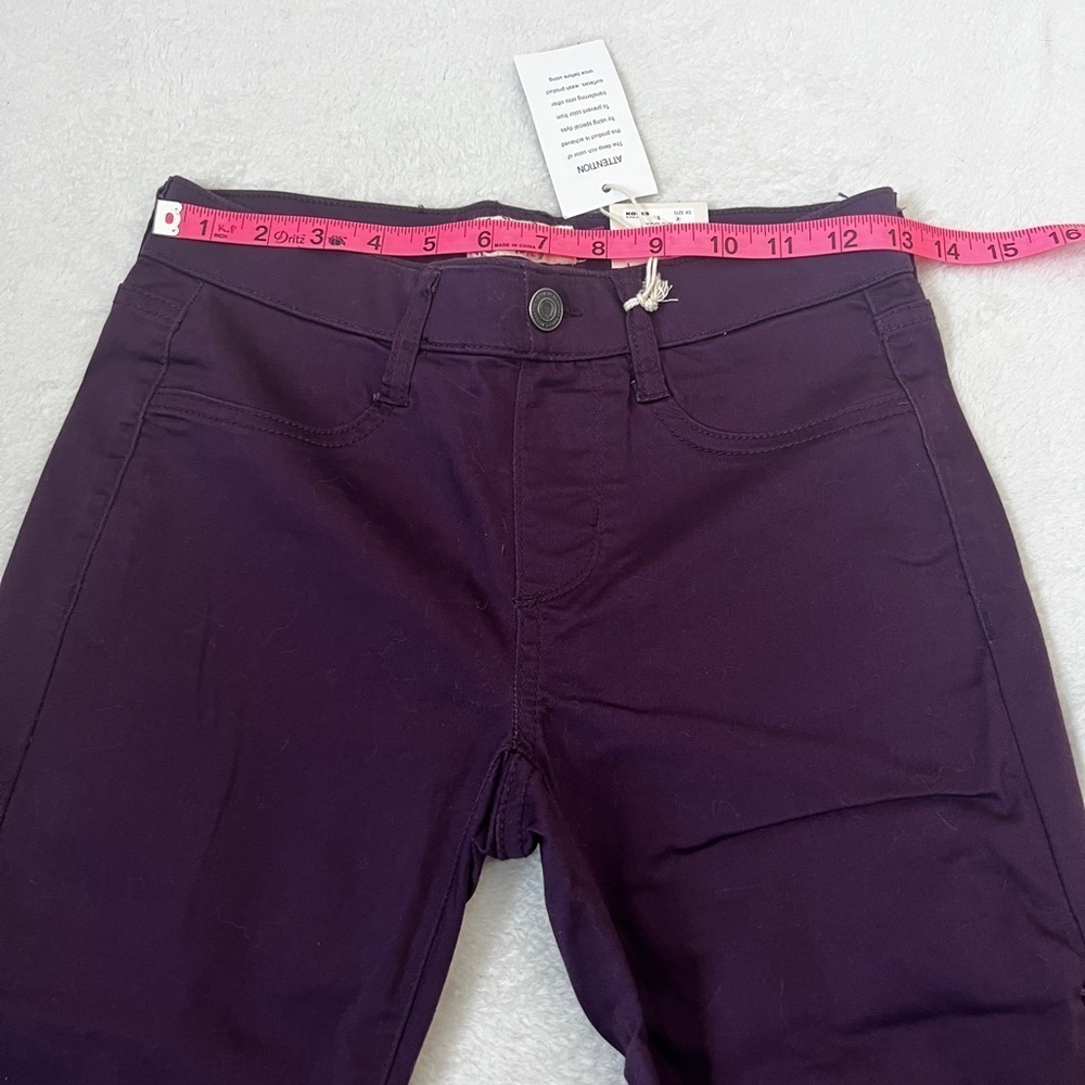 SO NWT Plum Pull-On Jeggings - Size XS - Picture 7 of 8